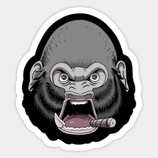 Angry gorilla Sticker